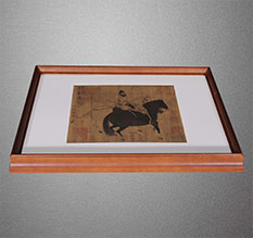 喀喇沁书画装裱配框服务案例